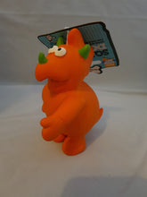 Load image into Gallery viewer, Latex Squeaky Dog Toy Dino
