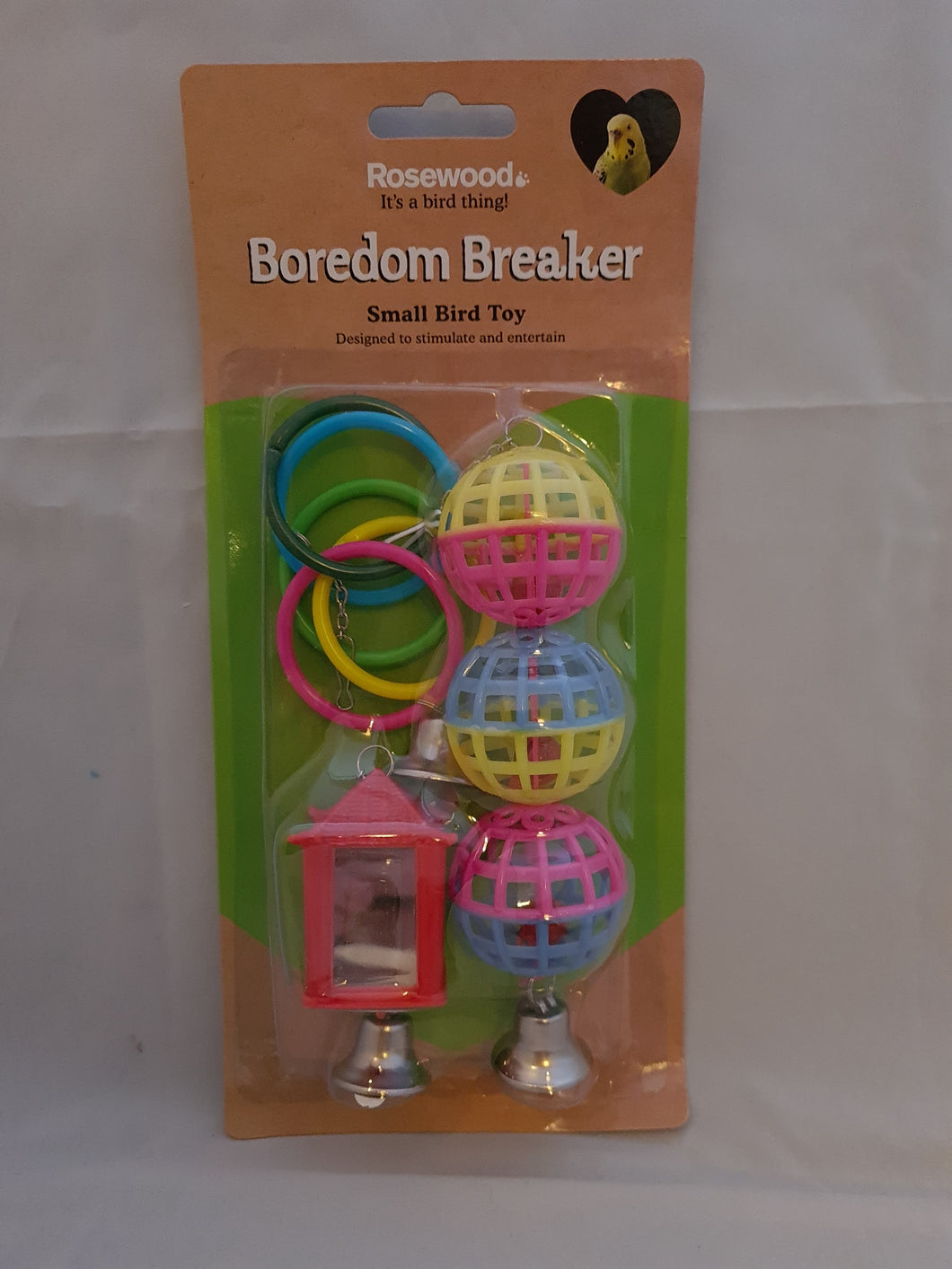 Rosewood Bordem Breaker Small Bird Toys 3pcs