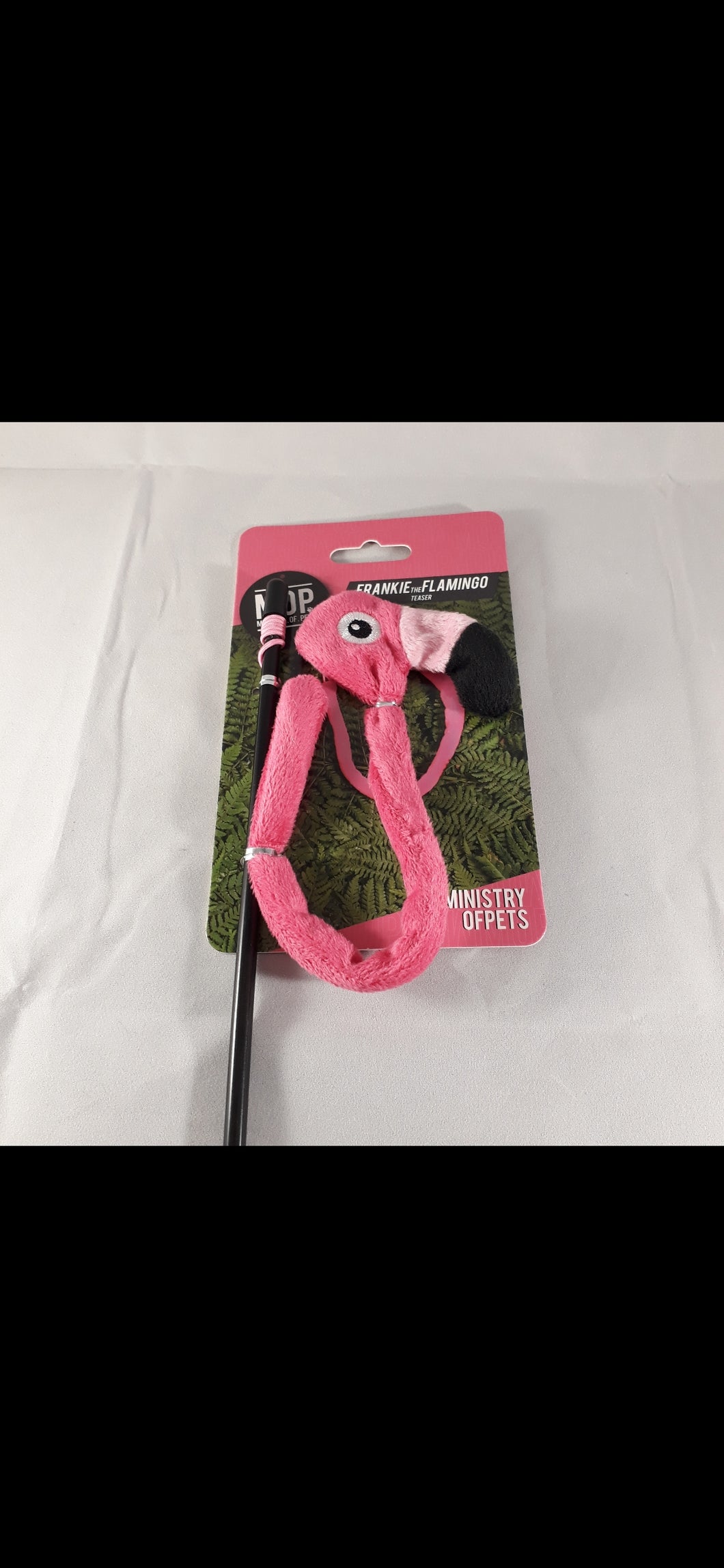 Ministry of Pets Frankie the Flamingo Cat Wand Toy