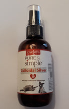 Load image into Gallery viewer, Lovejoys Pure and Simple Colloidal Silver

