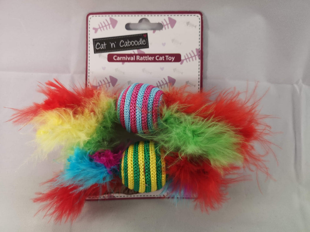 Carnival Rattler Cat Toy 2pcs